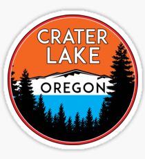 CRATER LAKE NATIONAL PARK OREGON MOUNTAINS HIKING CAMPING HIKE CAMP BOATING FISHING 2 Sticker