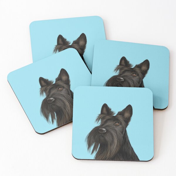 Item preview, Scottish Terrier (Scotty Dog) - Blue designed and sold by Kittys-Art.