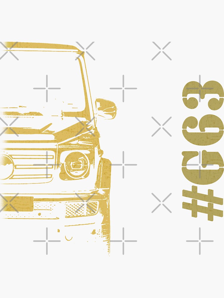 G class - gold - white off road Poster by marosi