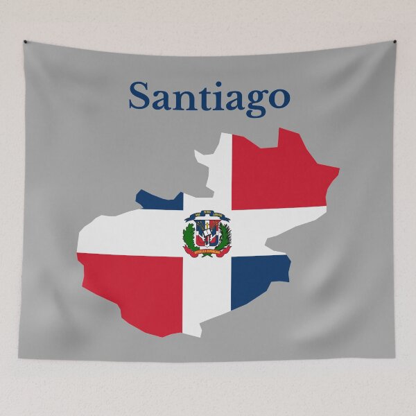 Item preview, Santiago Province Map Design, Dominican Republic. designed and sold by marosharaf.