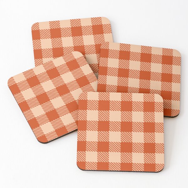Item preview, orange plaid designed and sold by DarlingMeadow.