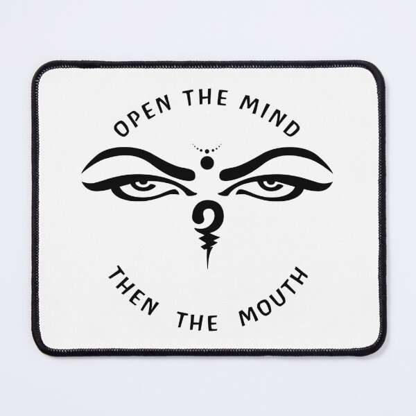 Item preview, Open The Mind - Then The Mouth designed and sold by kernowerno.