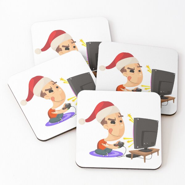 Item preview, Boy Playing Videogames On Christmas designed and sold by PandaSoul.