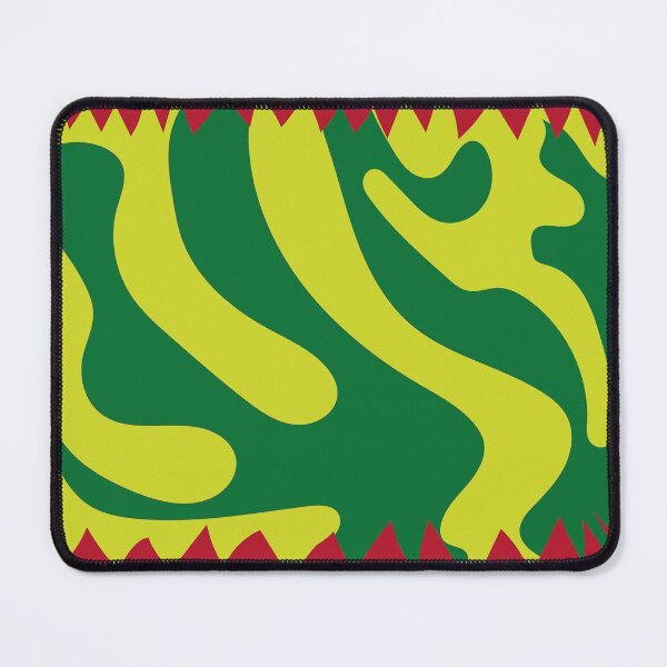 Item preview, mouse pad green and yellow pattern designed and sold by DSkoupi.