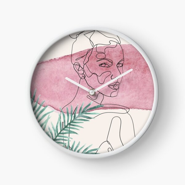 Fern Lady Clock