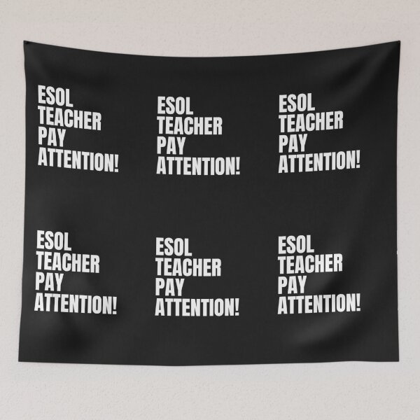 Item preview, ESOL Teacher  t-shirt, ESL teacher t shirt, English teacher sticker designed and sold by medoutfits.