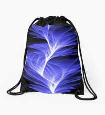 wave lines Drawstring Bag