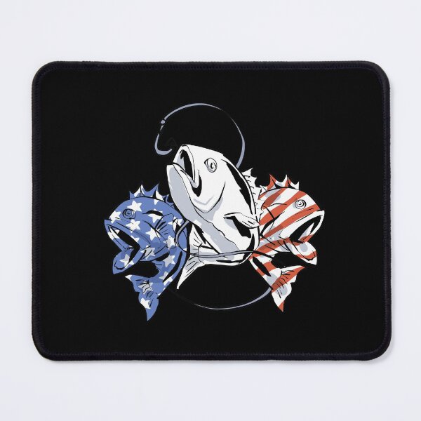 Item preview, USA Flag Patriotic Fish T-shirt, Fishing King T-shirt, Fishing T-shirt, Fish Lover T-shirt, Fisherman T-shirt designed and sold by Maindy.