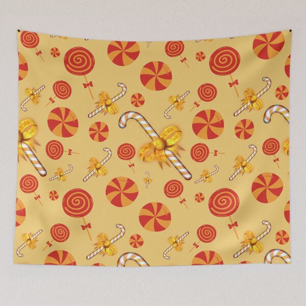 Item preview, Christmas Candy Cane Sticks Decorative Pattern designed and sold by thecooltable.