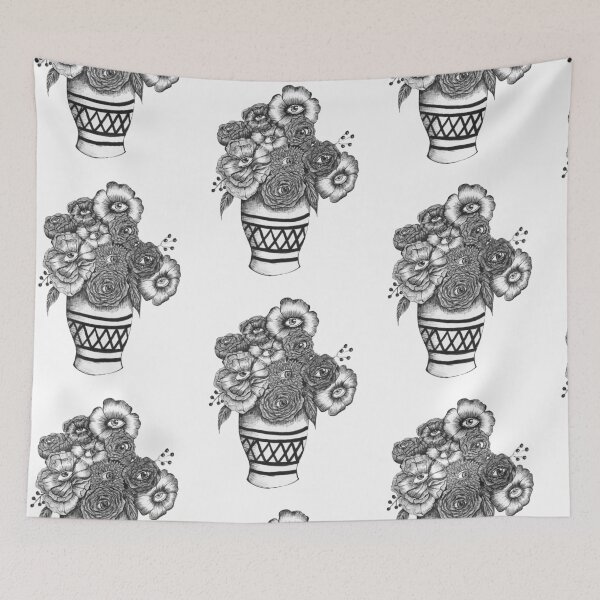Item preview, The flowers are watching designed and sold by Rhiannon Redfern.