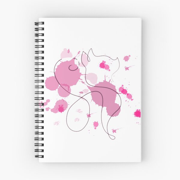 Item preview, Kitty Cat- OneLine - Pink Splash designed and sold by Tee-Star.