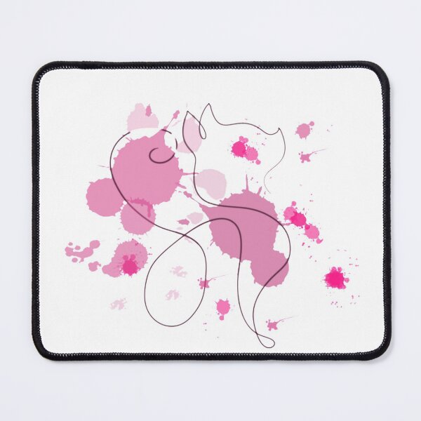 Item preview, Kitty Cat- OneLine - Pink Splash designed and sold by Tee-Star.