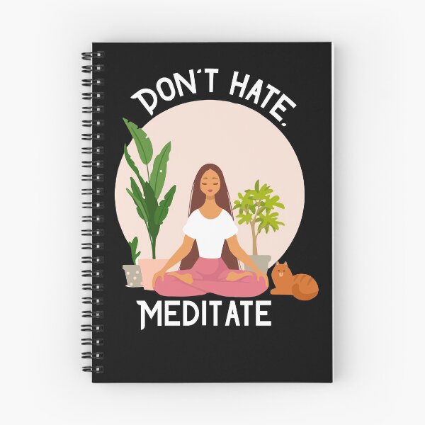 Item preview, Don't Hate Meditate, Women Meditation  designed and sold by Salman Hino.