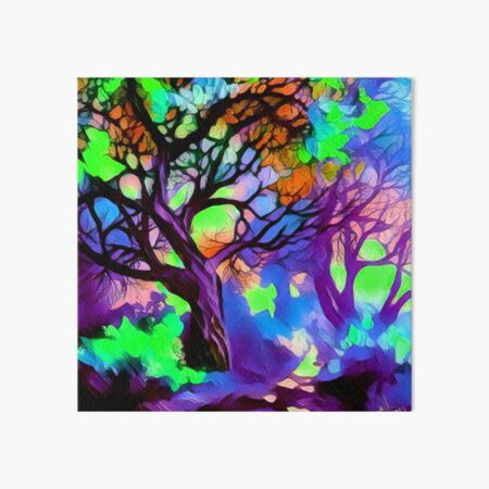 forest trees Art Board Print