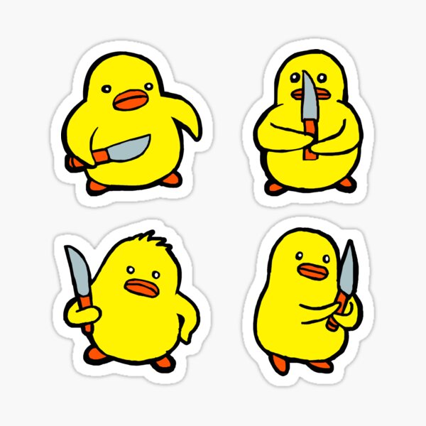 Aperçu de l'œuvre Canard au couteau créée et vendue par DarrriaDesign.