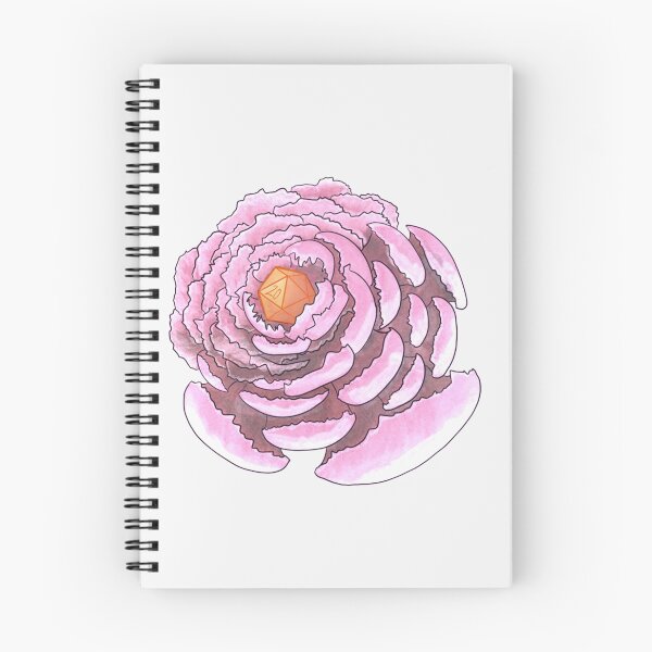 Item preview, Pink Peony & D20| Perfect Gift|ttrpg designed and sold by kathbiny.