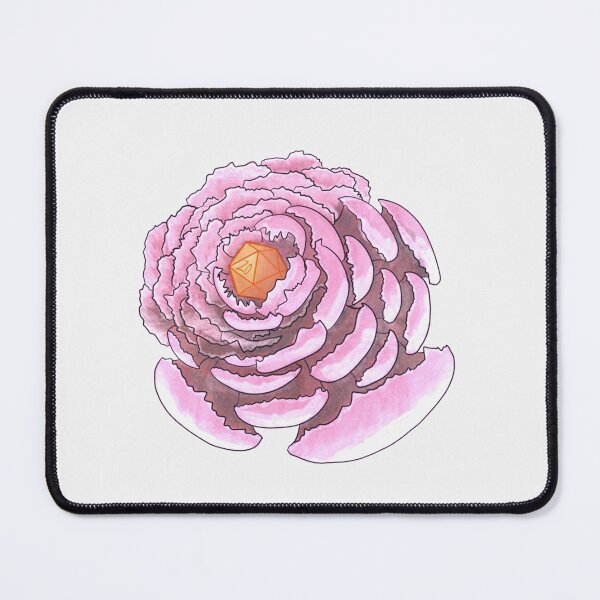 Item preview, Pink Peony & D20| Perfect Gift|ttrpg designed and sold by kathbiny.