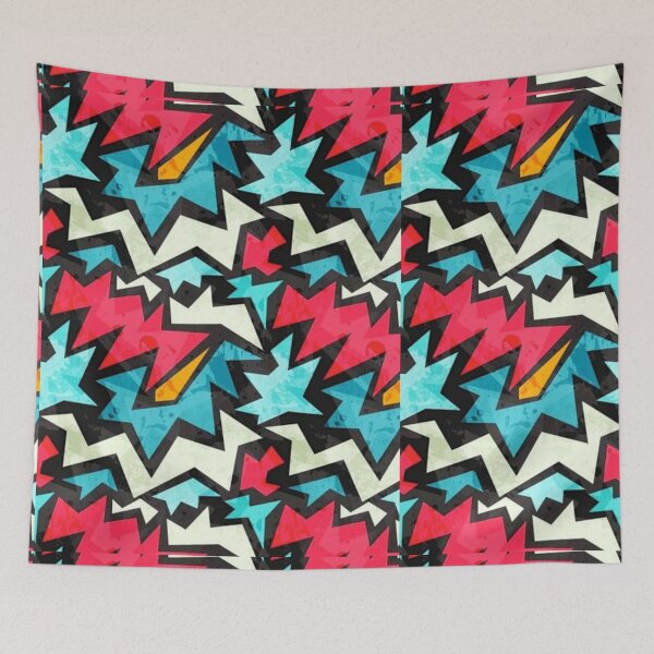 Item preview, graphic color pattern  designed and sold by Thehecticstore.