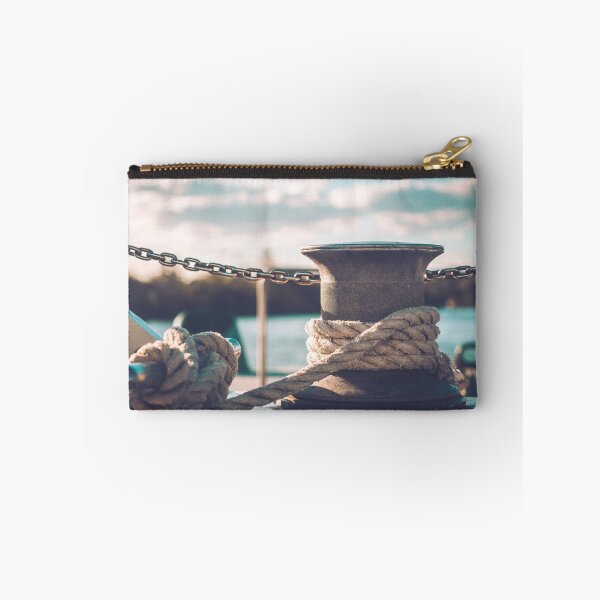 Item preview, Rope knotted around steel pole for securing the boat designed and sold by Konstantin Kowarsch.