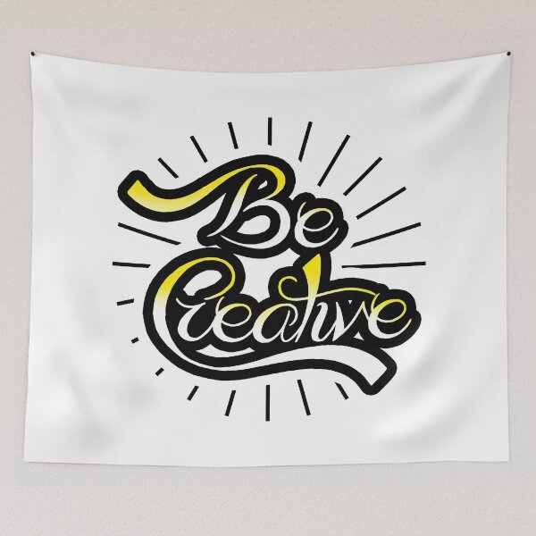 Item preview, Be creative, typography design designed and sold by Slavic1991.