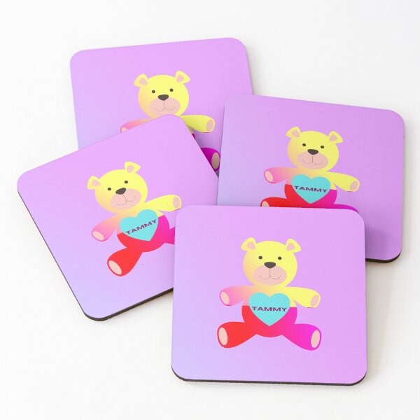 Item preview, NAME TAMMY (TEDDY BEAR COLOURFUL) designed and sold by lovingtouch.