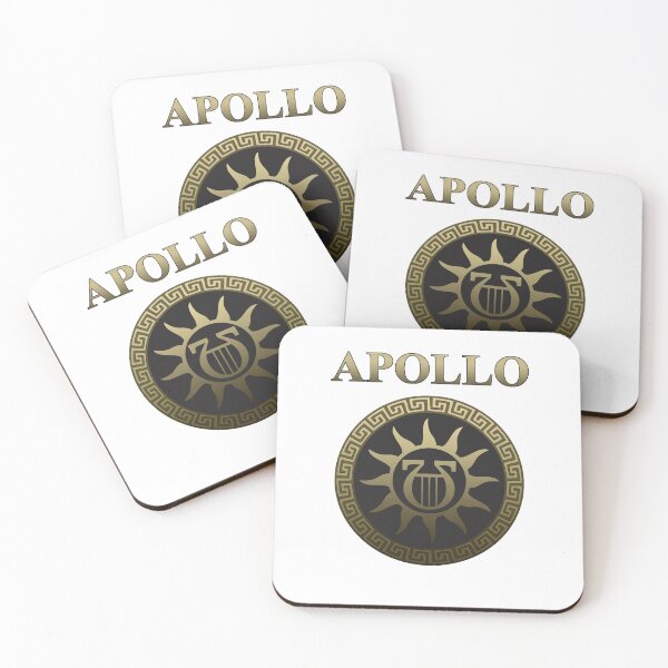 Item preview, Apollo Ancient Greek God Gold Shield designed and sold by Agema Apparel.