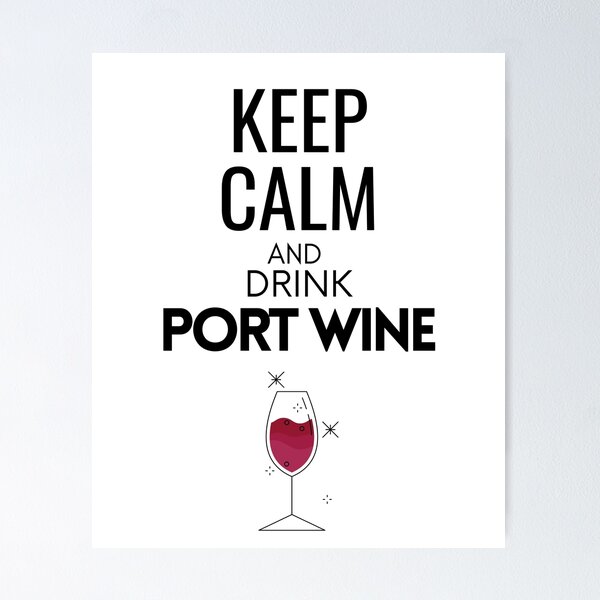 Item preview, Keep calm and drink Port Wine - Portuguese culture designed and sold by Rat to Lion.