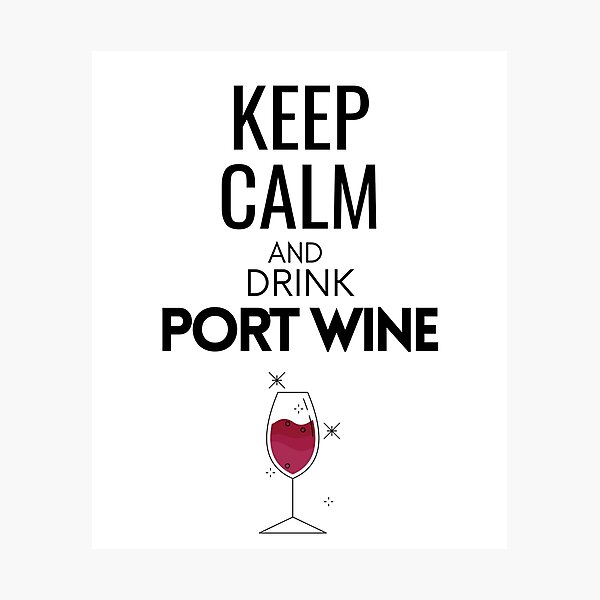 Item preview, Keep calm and drink Port Wine - Portuguese culture designed and sold by Rat to Lion.