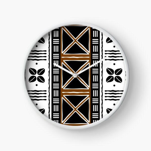 Item preview, White African Mud Cloth Fabric Pattern designed and sold by funkyvibes.