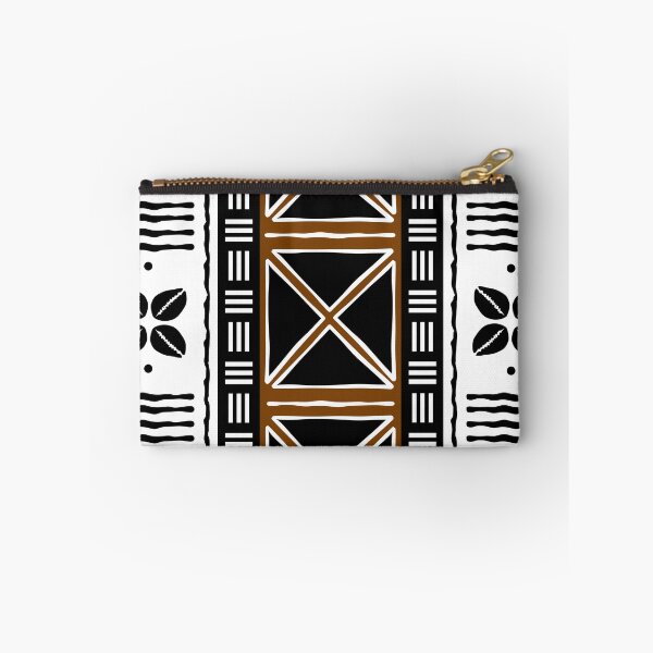 Item preview, White African Mud Cloth Fabric Pattern designed and sold by funkyvibes.