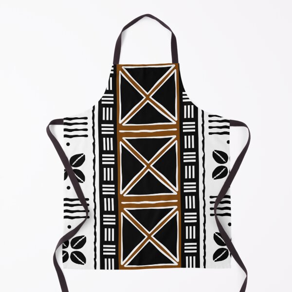 Item preview, White African Mud Cloth Fabric Pattern designed and sold by funkyvibes.
