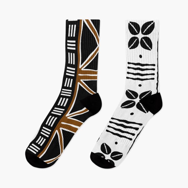 Item preview, White African Mud Cloth Fabric Pattern designed and sold by funkyvibes.