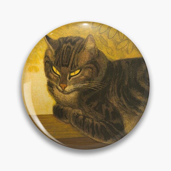 Item preview, Summer Cat on Balustrade Vintage Cat Portrait designed and sold by VintageArchive.