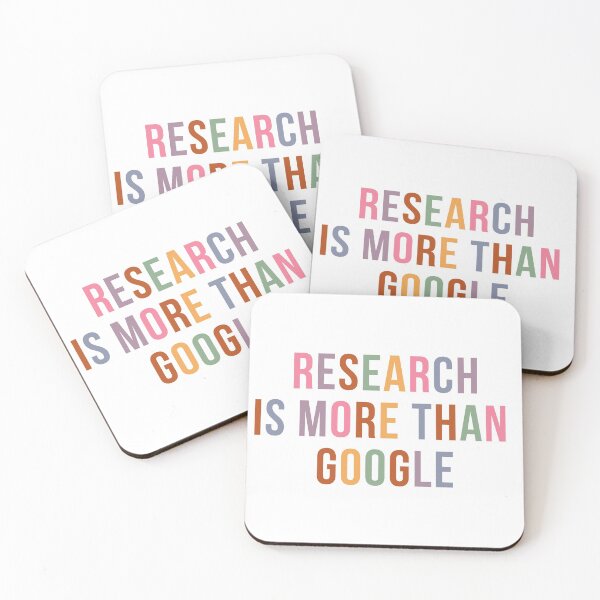 Item preview, Research is more than Google  designed and sold by WildeandCo.