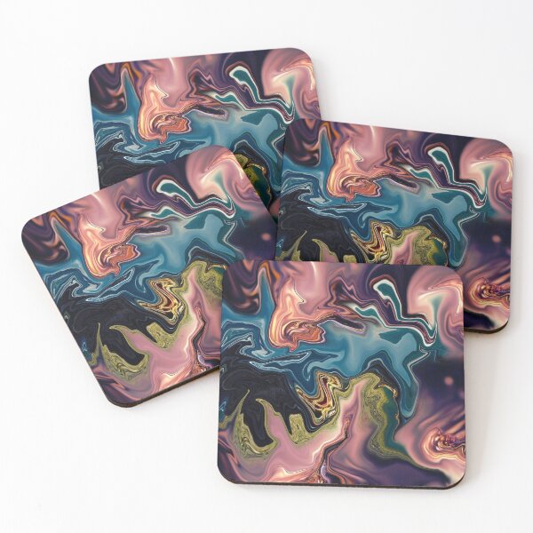 Item preview, Violet, Blue and Green liquid Design designed and sold by Soumita.