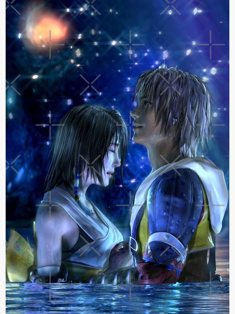 Final Fantasy X Tidus And Yuna Artwork Poster For Sale By Zewiss Redbubble