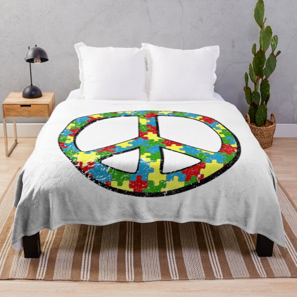 Item preview, Autism Awareness T-ShirtAutism Puzzle Peace Symbol, lightly distressed designed and sold by BendiSpect.