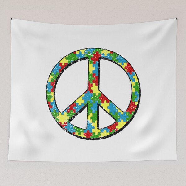 Item preview, Autism Awareness T-ShirtAutism Puzzle Peace Symbol, lightly distressed designed and sold by BendiSpect.