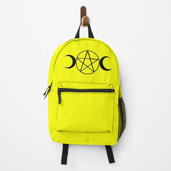 Item preview, Yellow and black pentagram print  designed and sold by DemonicGloom.