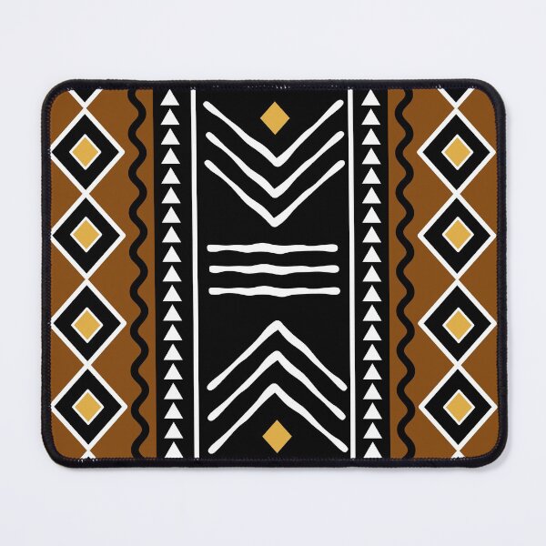 Item preview, Tribal African Bogolan Mud Cloh Fabric Pattern designed and sold by funkyvibes.