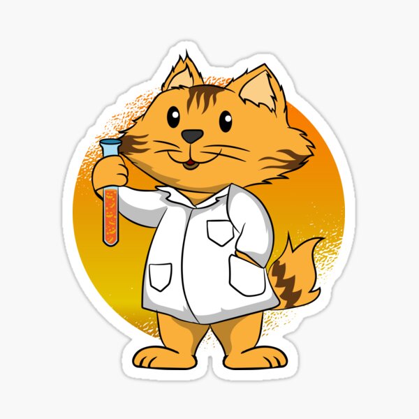 cat lab coat