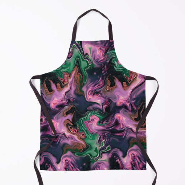Item preview, Pink, Green, dark Blue Liquid pattern designed and sold by Soumita.