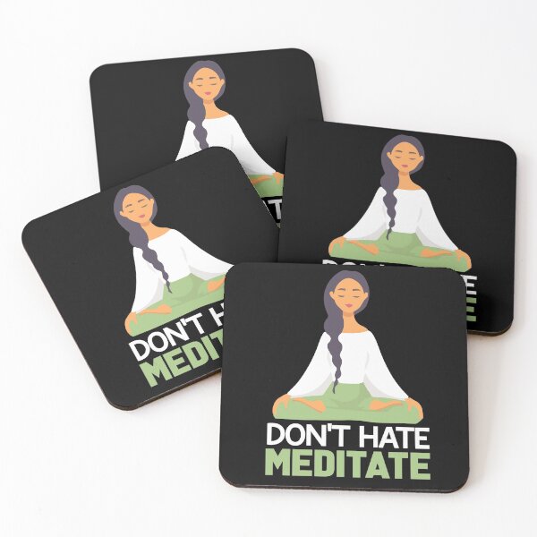 Item preview, Don't Hate Meditate, Zen Life, Meditation Lovers designed and sold by Salman Hino.