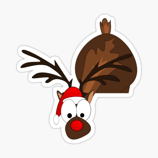 Item preview, Christmas with the reindeer Rudolph designed and sold by maassenware.