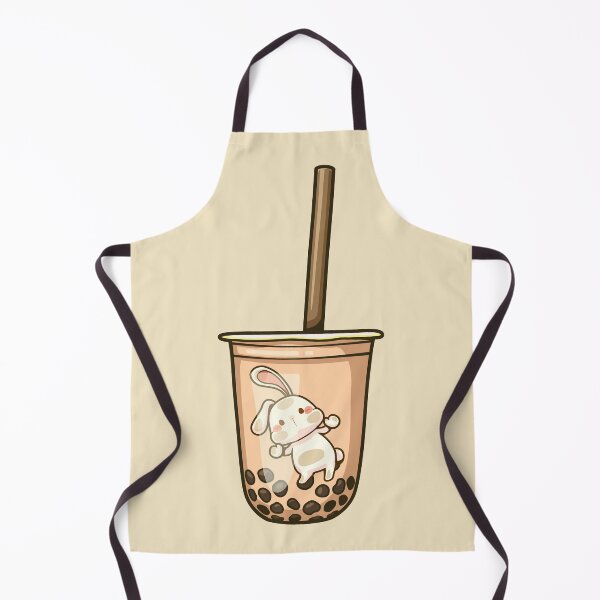 Item preview, Milk Tea Rabbit - Bunny inside Orange Boba Tea designed and sold by MagicStrawberry.