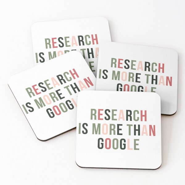 Item preview, Research is more than Google  designed and sold by WildeandCo.