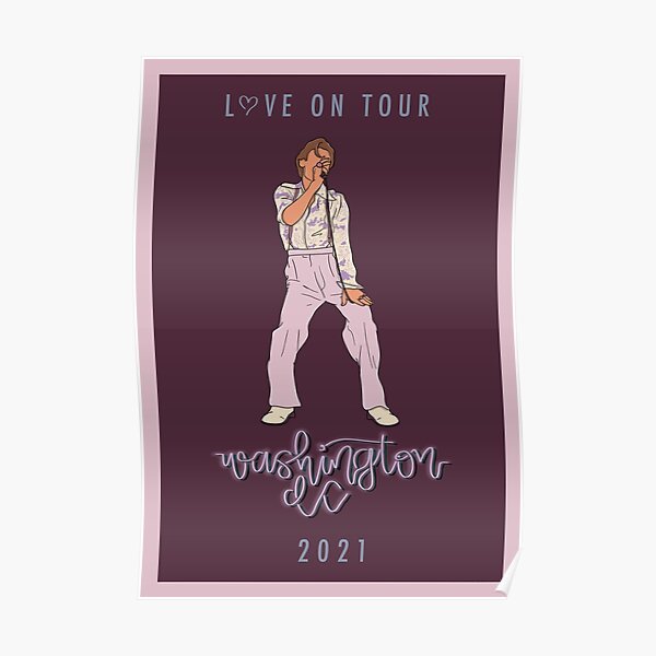 harry styles - love on tour - washington dc Poster