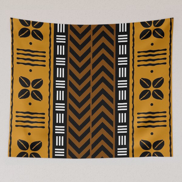 Item preview, Beautiful African Bogolan Mudcloh Fabric Pattern designed and sold by funkyvibes.