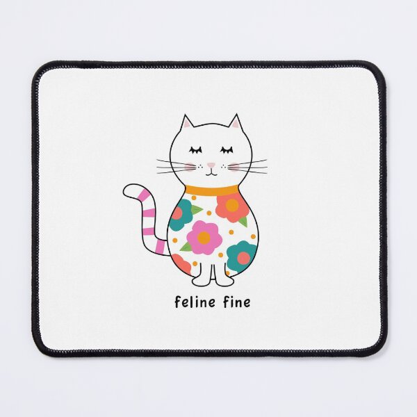 Item preview, Feline Fine Flower Kitty designed and sold by CoralFoxDesigns.