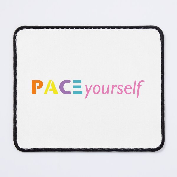 Item preview, Pace Yourself - Multi-color designed and sold by CoralFoxDesigns.